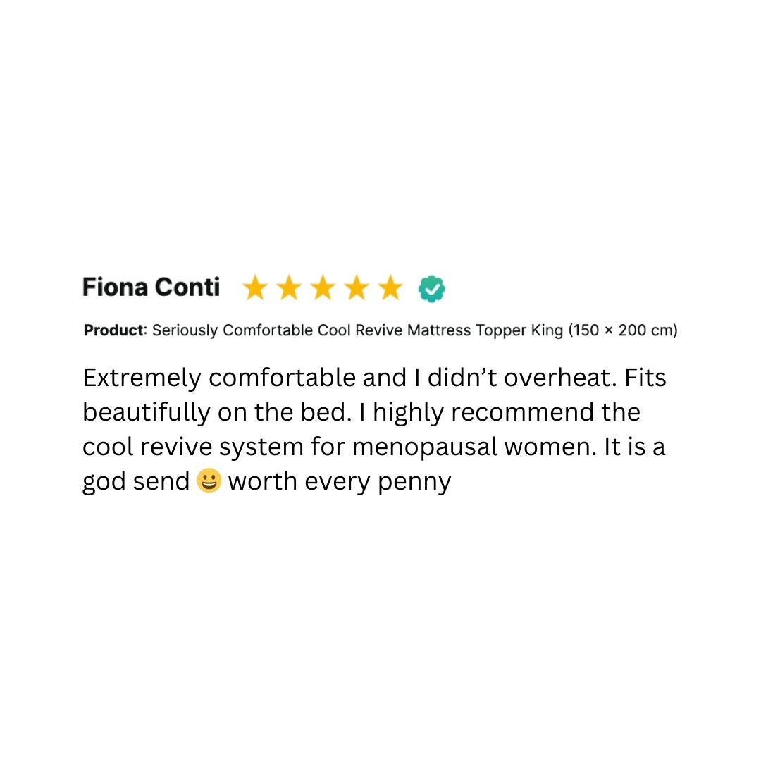 Cool Revive Mattress Topper