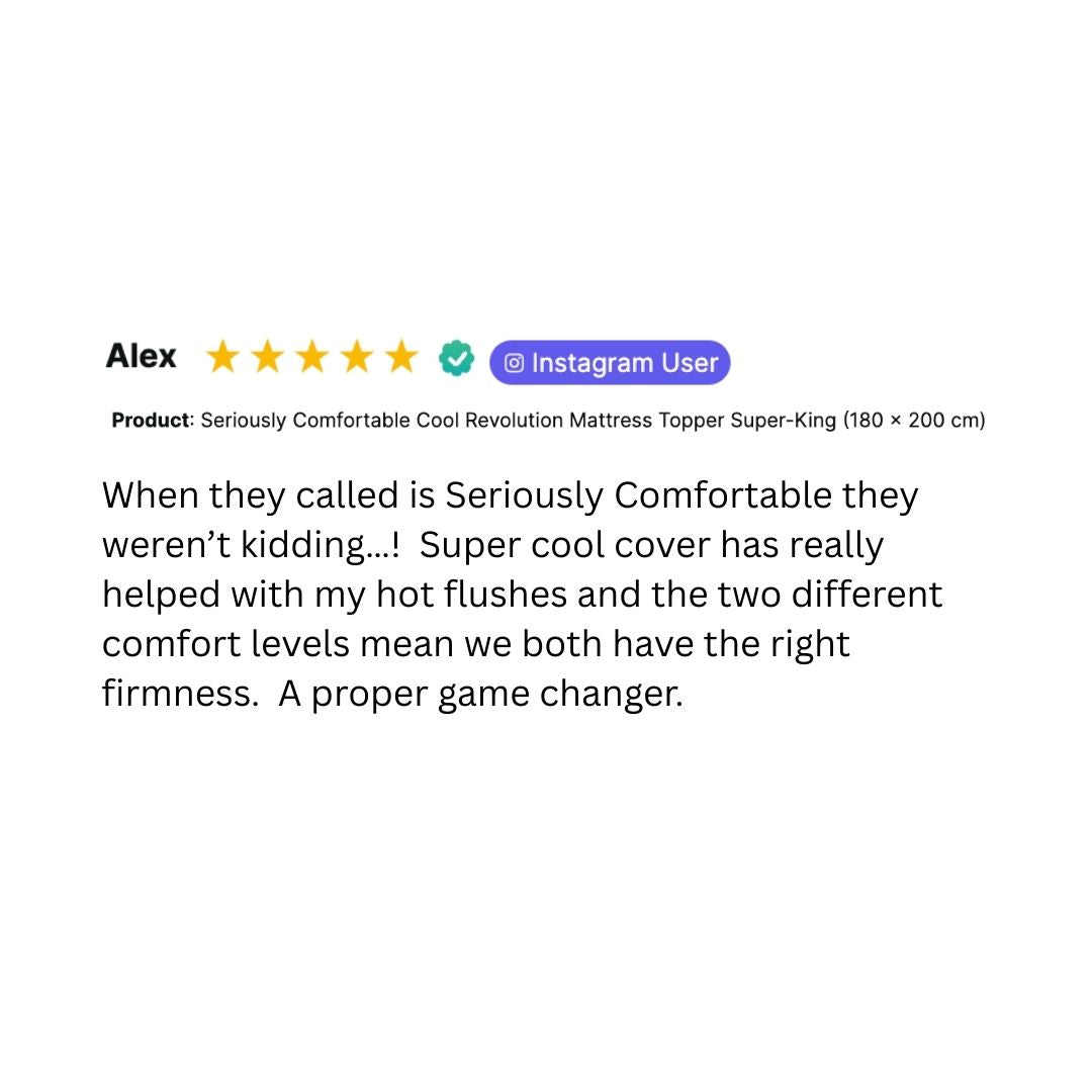 Cool Revolution Mattress Topper