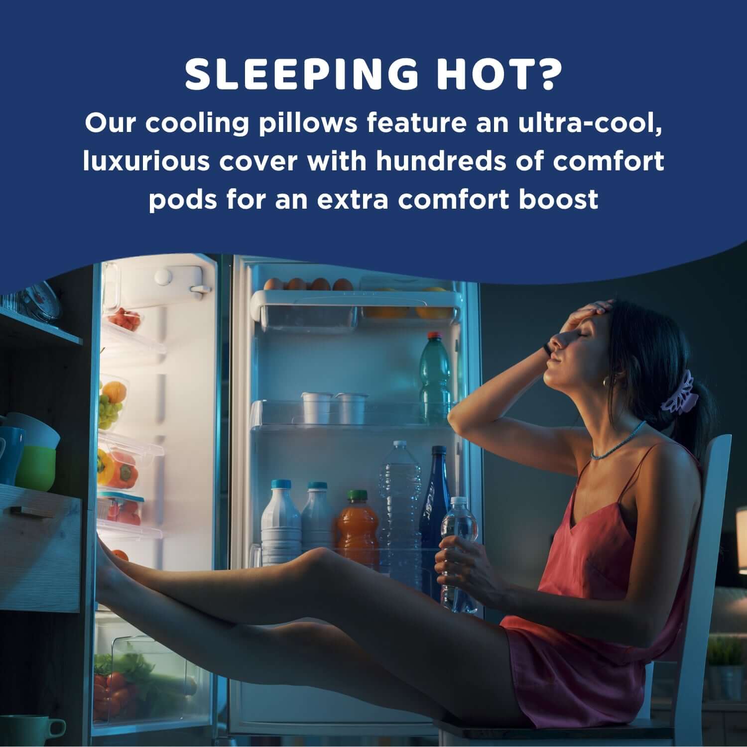 Cool & Cosy Memory Foam Side Sleeper Pillow