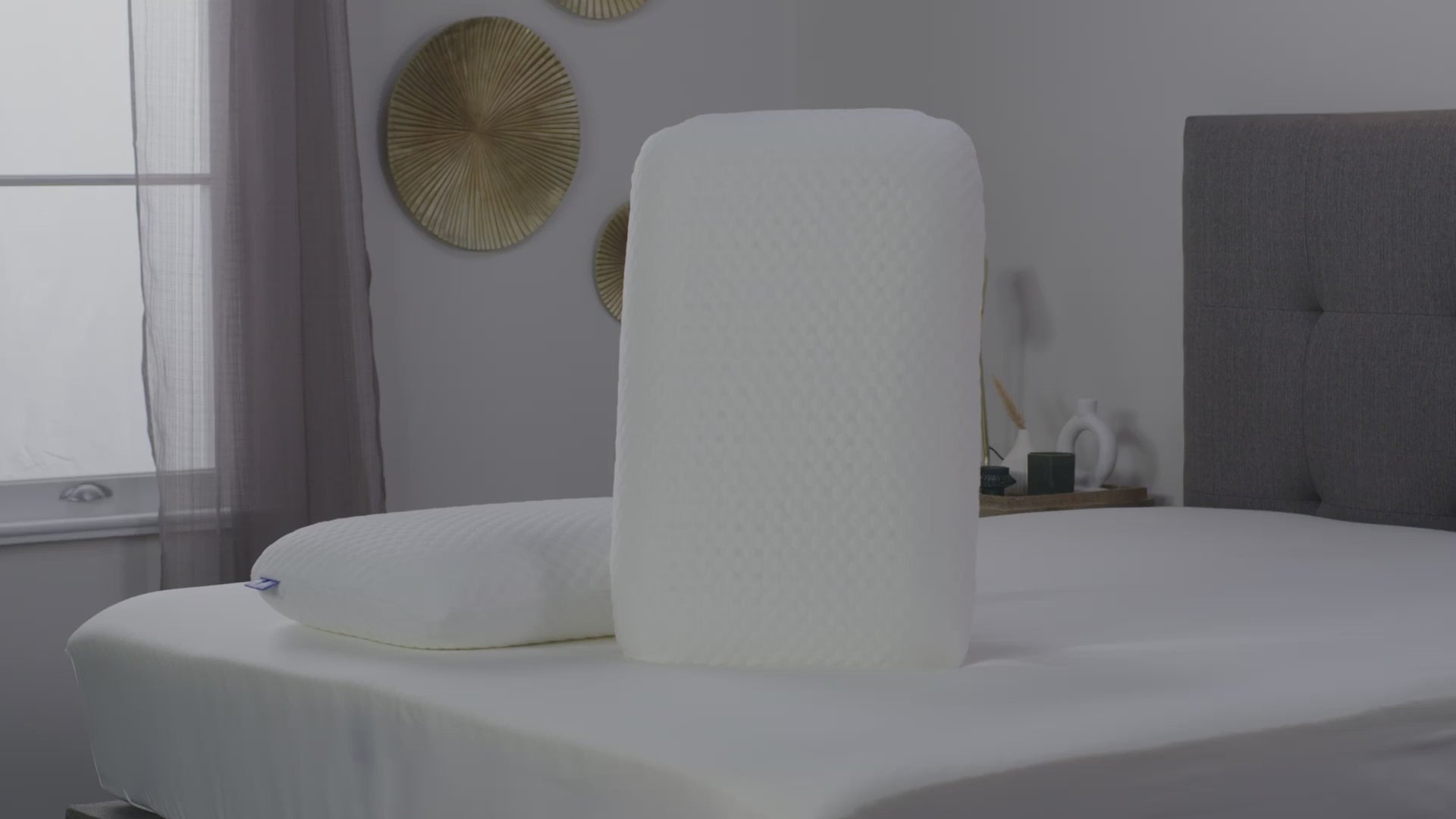 An informational video showing you the benefits of the Seriously Comfortable Memory Comfort pillow including its next generation memory foam and its breathability  